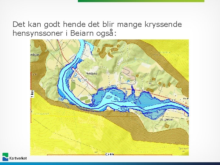 Det kan godt hende det blir mange kryssende hensynssoner i Beiarn også: 