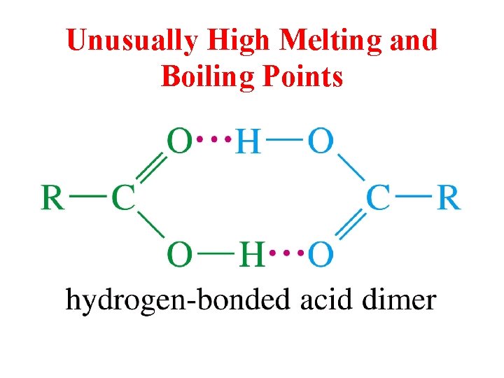 Unusually High Melting and Boiling Points 