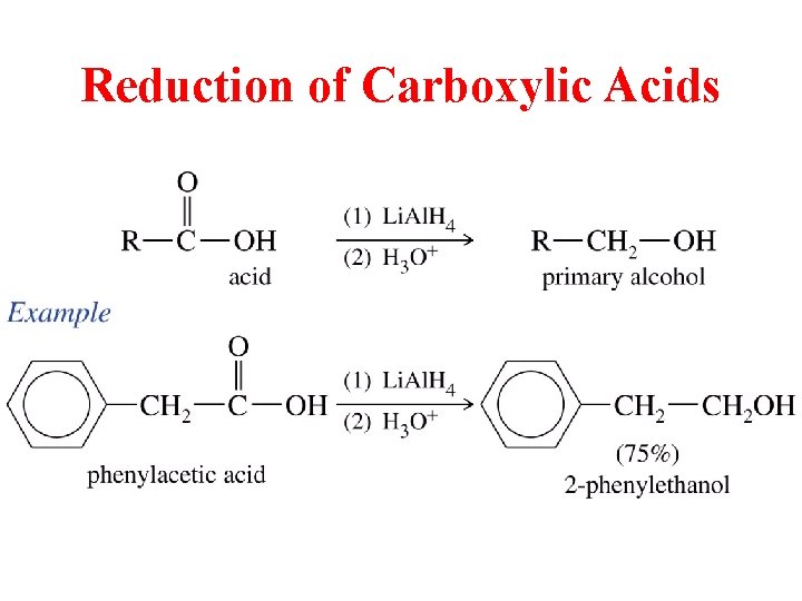 Reduction of Carboxylic Acids 