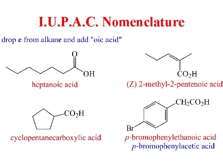 I. U. P. A. C. Nomenclature 