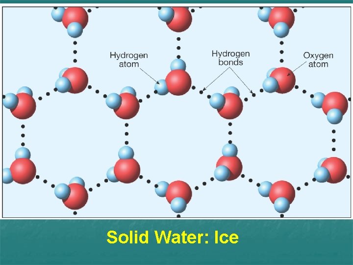 Solid Water: Ice 