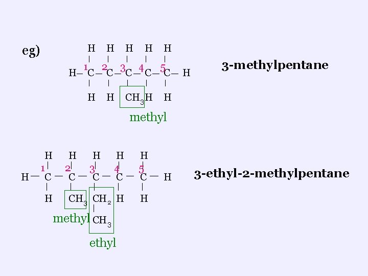 H eg) H H 1 2 3 4 5 H C C C H