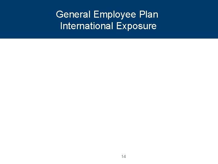 General Employee Plan International Exposure 14 