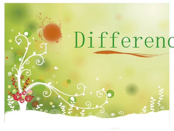 Differenc 