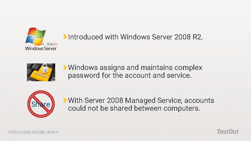 MANAGE ACTIVE DIRECTORY OBJECTS TESTOUT SERVER PRO 2016