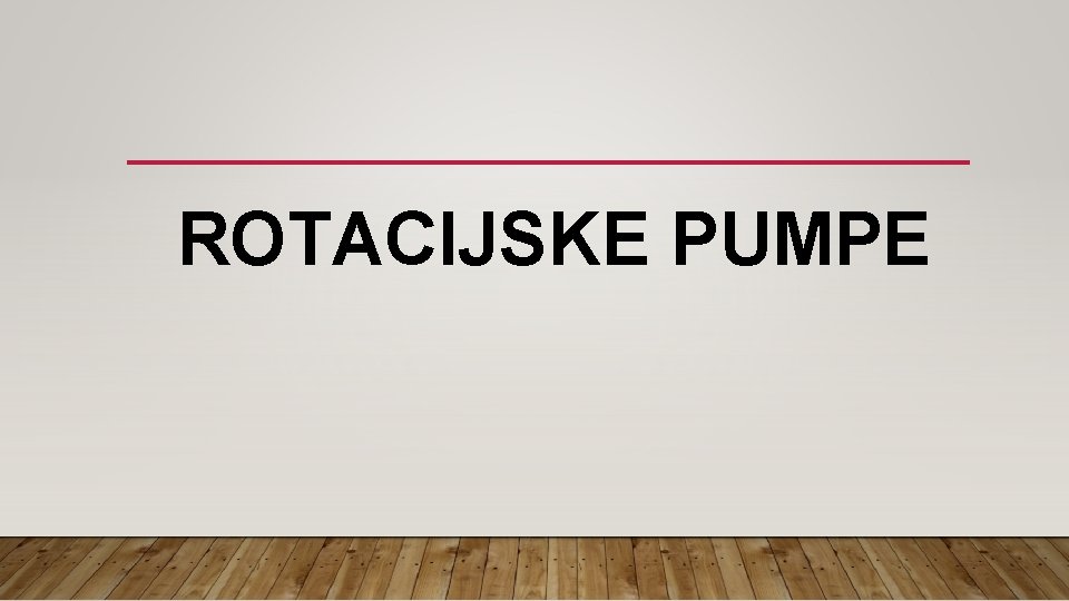 ROTACIJSKE PUMPE 