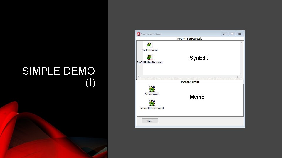 Syn. Edit SIMPLE DEMO (I) Memo 