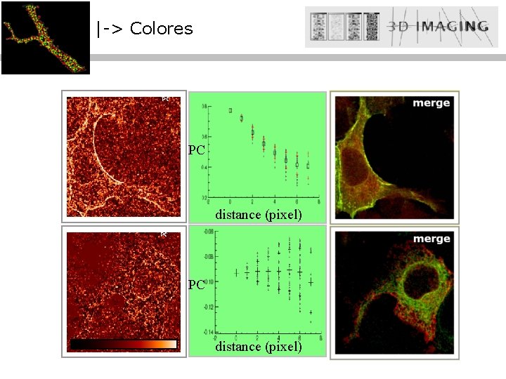 |-> Colores PC PC distance (pixel) 