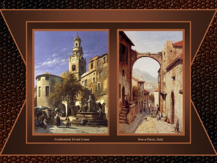 Continental Street Scene Rue a Narni, Italy 