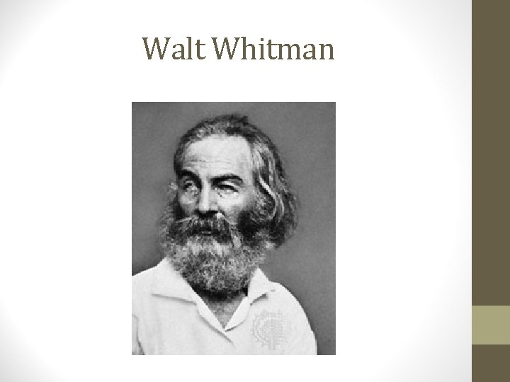 Walt Whitman 