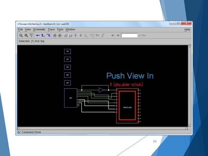 Push View In 1 (double-click) 71 