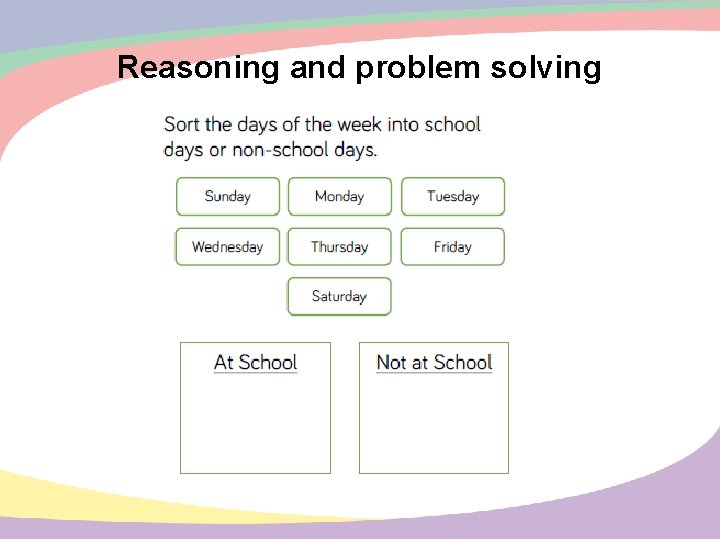 Reasoning and problem solving 