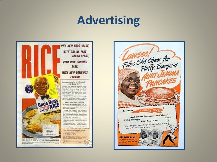 Advertising 