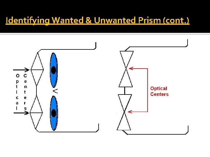 Identifying Wanted & Unwanted Prism (cont. ) 