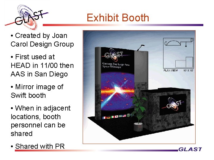 Exhibit Booth • Created by Joan Carol Design Group • First used at HEAD