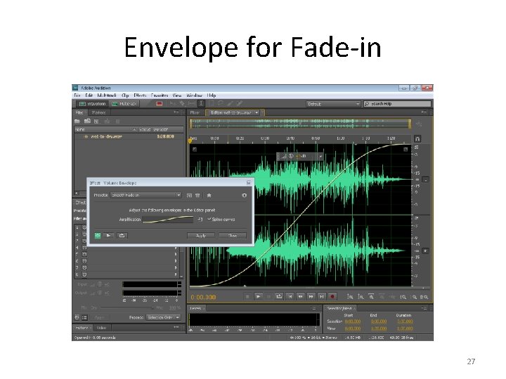 Envelope for Fade-in 27 