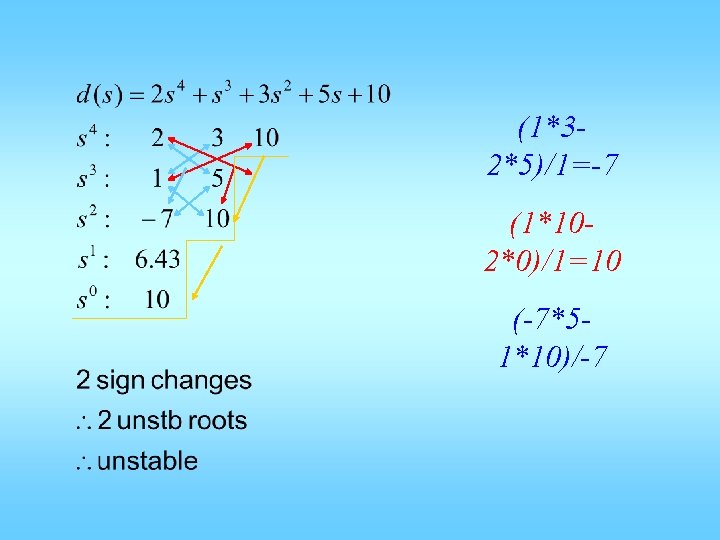 (1*32*5)/1=-7 (1*102*0)/1=10 (-7*51*10)/-7 