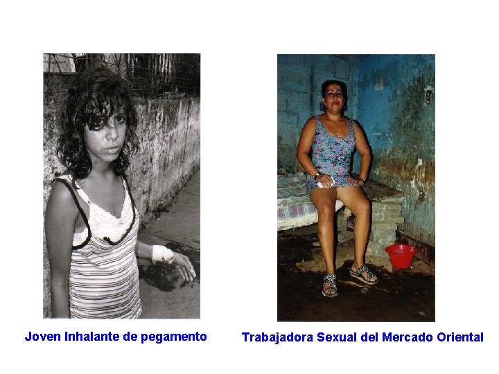 Joven Inhalante de pegamento Trabajadora Sexual del Mercado Oriental 