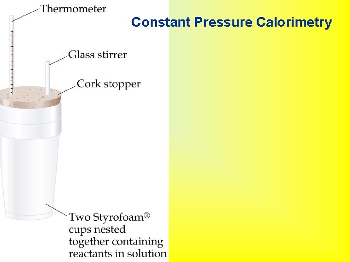 Constant Pressure Calorimetry 