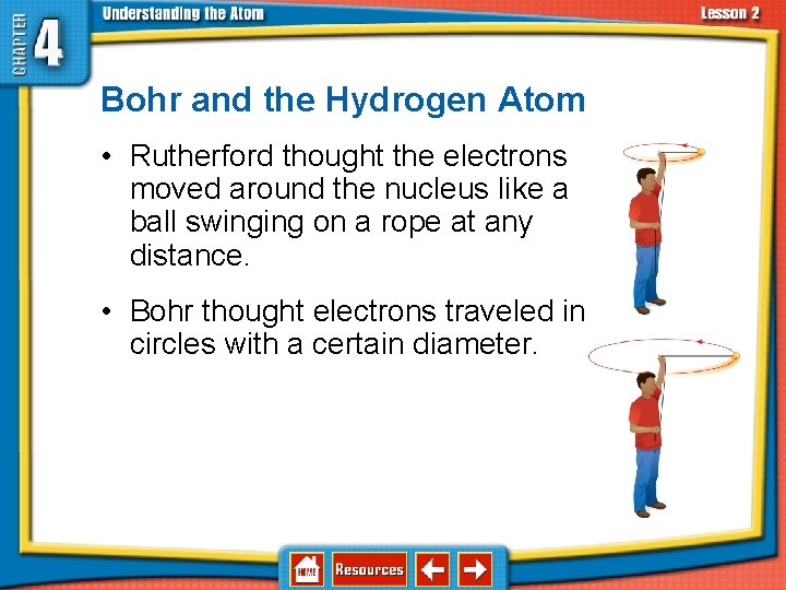 4. 2 Discovering Parts of the Atom Bohr and the Hydrogen Atom • Rutherford