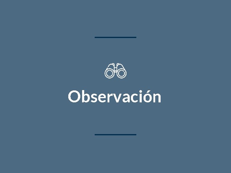 Observación 