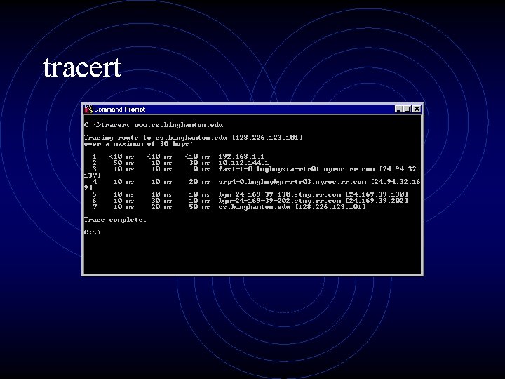 tracert 