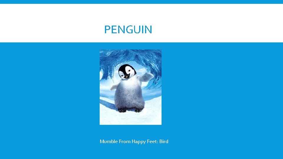 PENGUIN Mumble From Happy Feet: Bird 