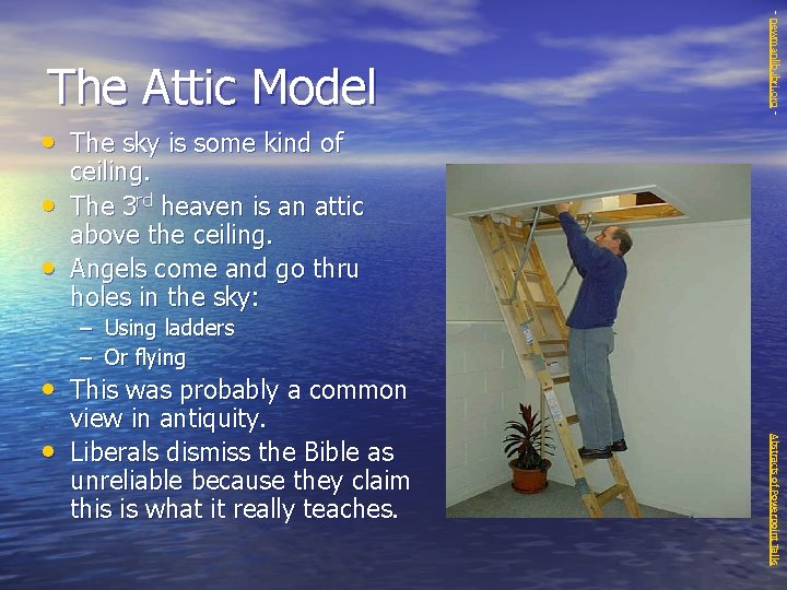 - newmanlib. ibri. org - The Attic Model • The sky is some kind