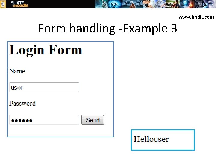 Form handling -Example 3 www. hndit. com 