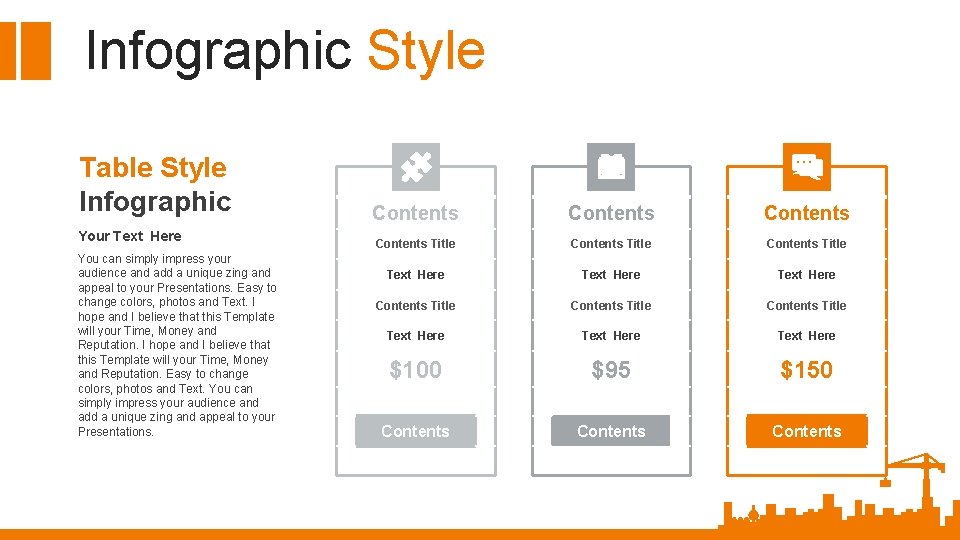 Infographic Style Table Style Infographic Your Text Here You can simply impress your audience