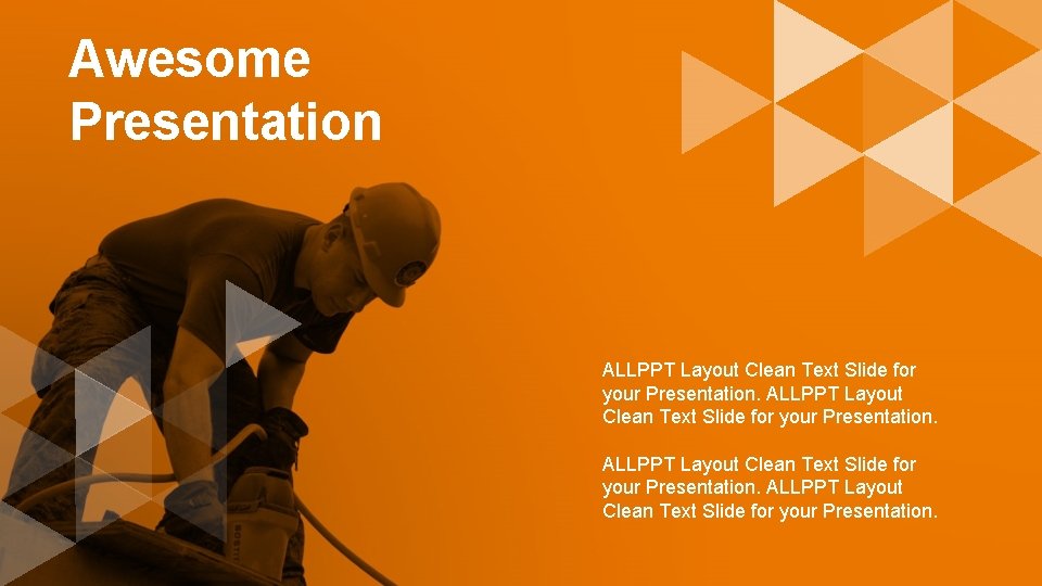 Awesome Presentation ALLPPT Layout Clean Text Slide for your Presentation. 