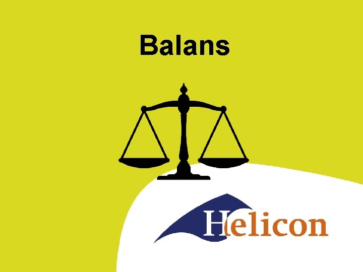 Balans - 