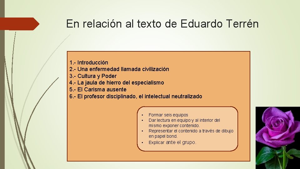 En relación al texto de Eduardo Terrén 1. - Introducción 2. - Una enfermedad