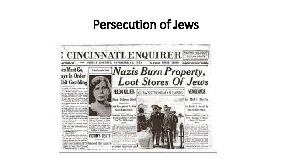 Persecution of Jews 