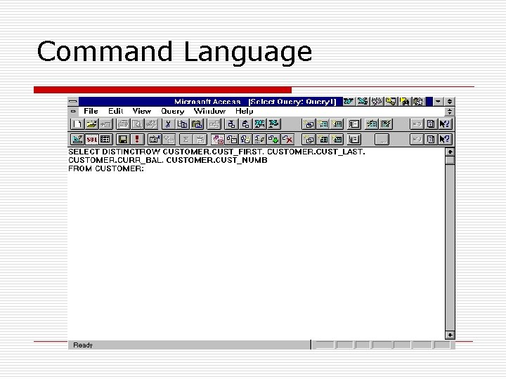 Command Language Command Language