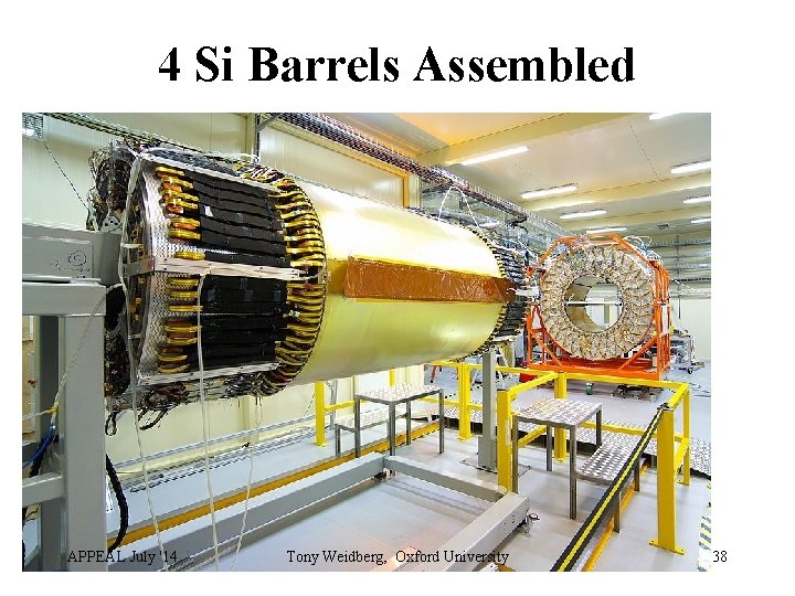 4 Si Barrels Assembled APPEAL July '14 Tony Weidberg, Oxford University 38 