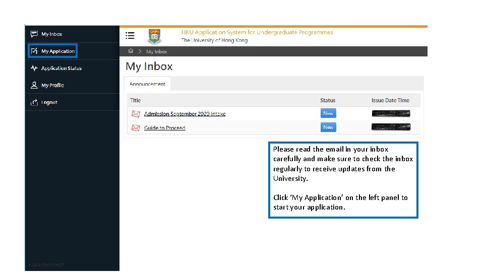 Please read the email in your inbox carefully and make sure to check the