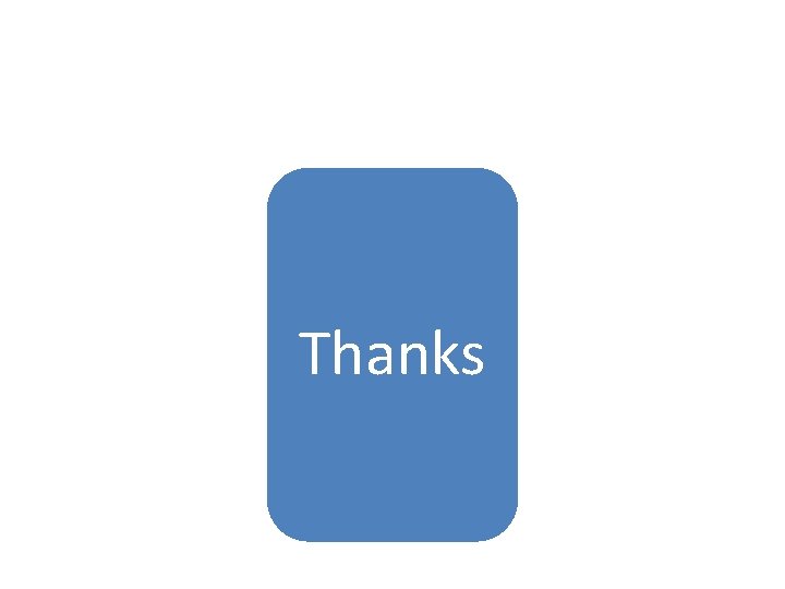 Thanks 