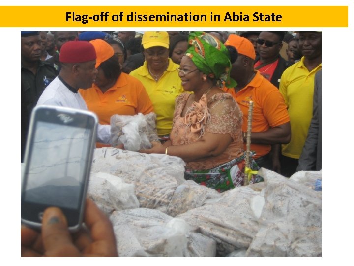 Flag-off of dissemination in Abia State 