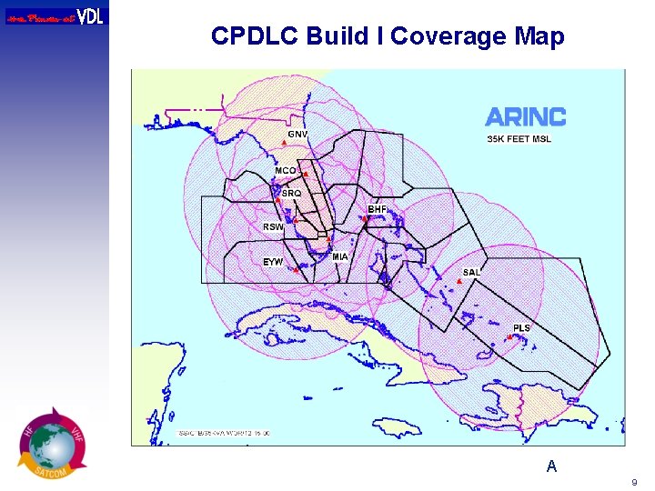 CPDLC Build I Coverage Map A 9 