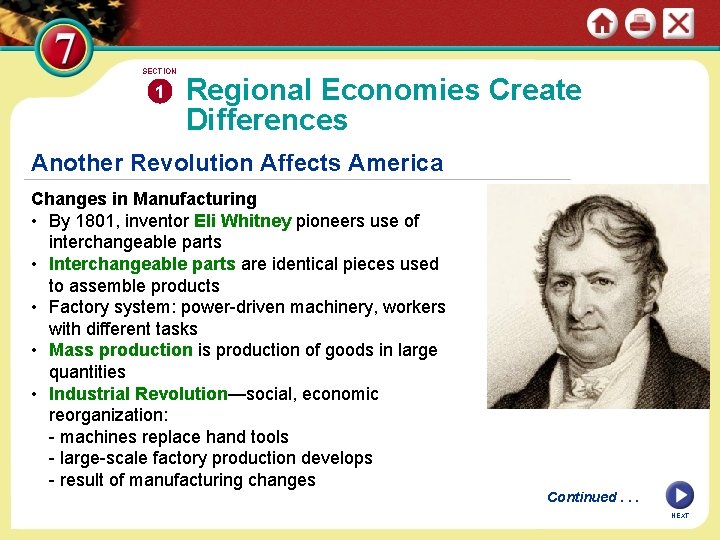 SECTION 1 Regional Economies Create Differences Another Revolution Affects America Changes in Manufacturing •
