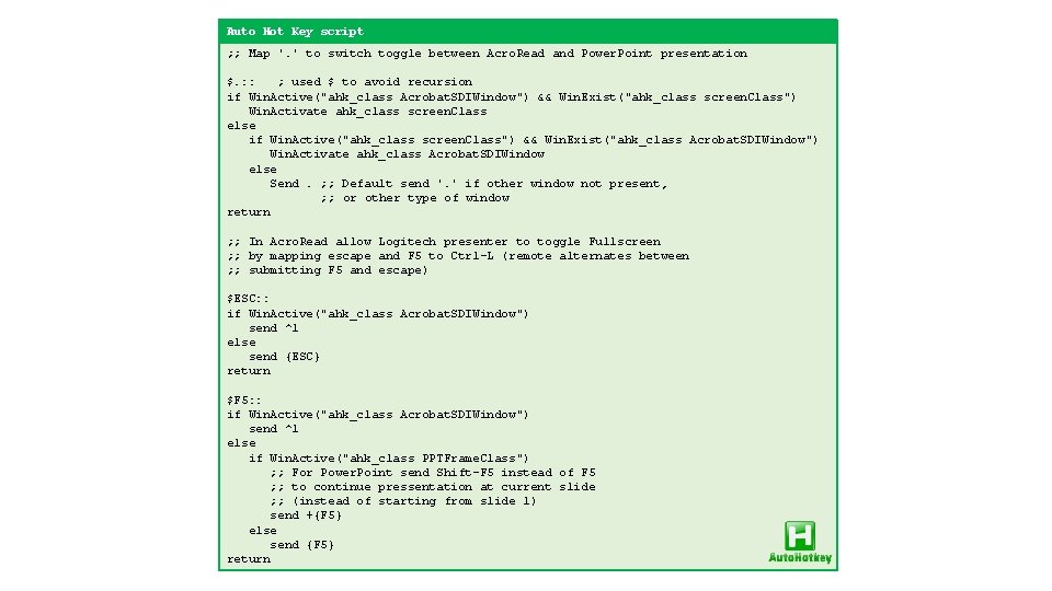 Auto Hot Key script ; ; Map '. ' to switch toggle between Acro. Auto Hot Key script ; ; Map '. ' to switch toggle between Acro.