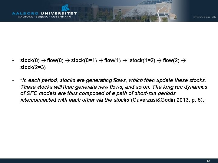  • stock(0) → flow(0) → stock(0=1) → flow(1) → stock(1=2) → flow(2) →