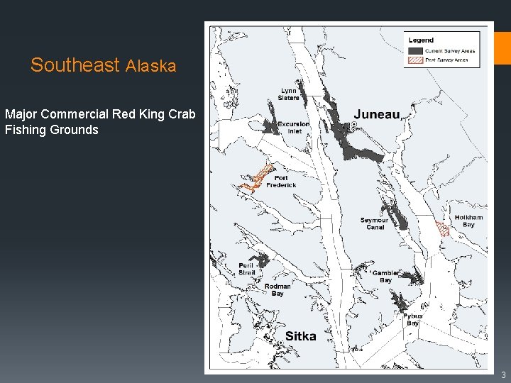 Southeast Alaska Major Commercial Red King Crab Fishing Grounds 3 