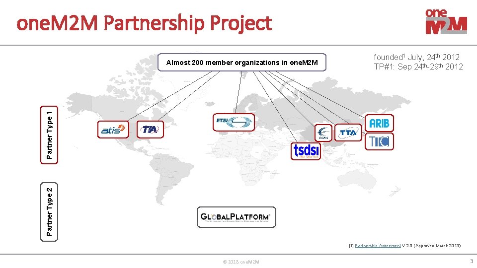 one. M 2 M Partnership Project founded 1 July, 24 th 2012 TP#1: Sep