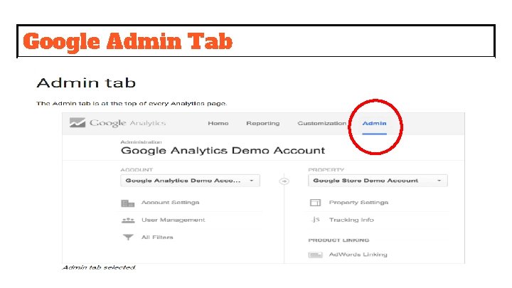 Google Admin Tab 