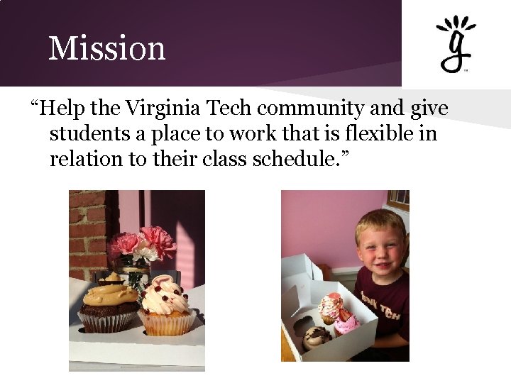 Mission “Help the Virginia Tech community and give students a place to work that