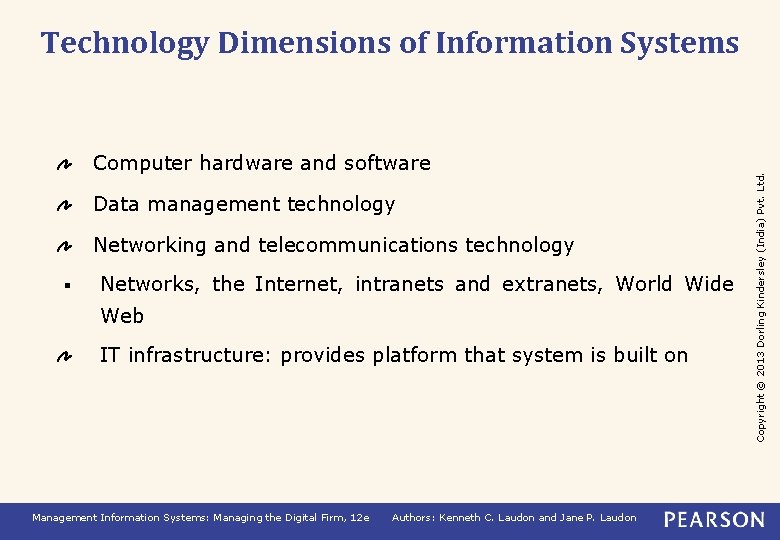 Computer hardware and software Data management technology Networking and telecommunications technology § Networks, the