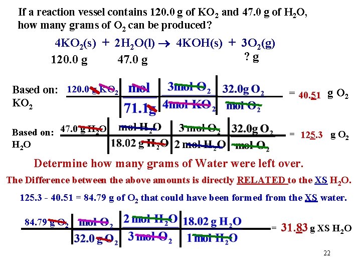 If a reaction vessel contains 120. 0 g of KO 2 and 47. 0