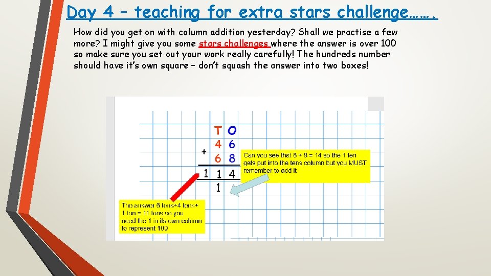 Day 4 – teaching for extra stars challenge……. How did you get on with